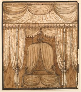 Elevation of a Bed Alcove, ca. 1790 by Giuseppe Barberi