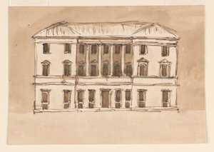 Elevation of a Town Mansion by Giuseppe Barberi