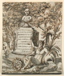Sepulchral Monument for the Monk Bonafede by Giuseppe Barberi