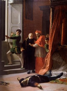 Death of the duke of Florence Alessandro de Medici killed by Lorenzino de Medici