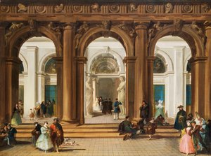 The Entrance to the Biblioteca Marciana, Venice
