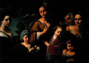 Family portrait group
