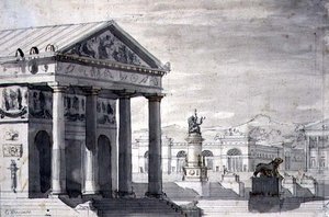 Neo-Classical Stage Set