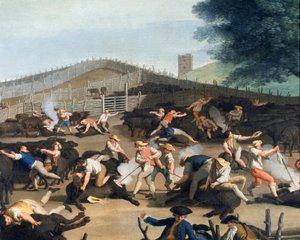 Livestock Branding Near Rome (detail)