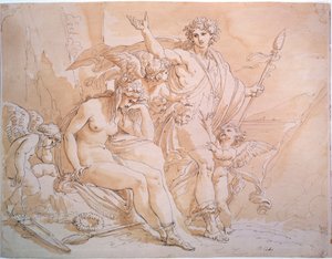 Bacchus and Ariadne, 1780s by Giuseppe Cades