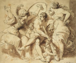 Hercules at the Crossroads by Giuseppe Cades