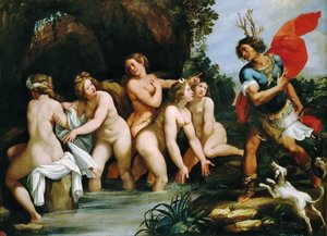 Diana and Actaeon, ca 1600-1603