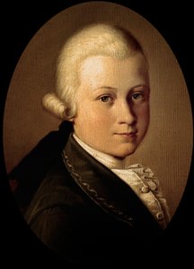 Wolfgang Amadeus Mozart by Giuseppe Cignaroli