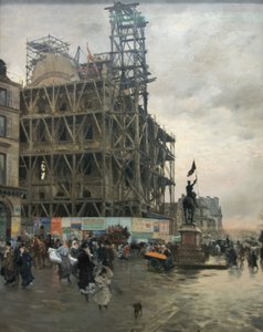 The Place of the Pyramids by Giuseppe de Nittis