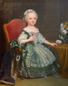 Portrait of Maria Theresa of Savoy, future Countess of Artois by Giuseppe Duprà