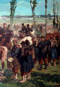 The Italian Camp (detail) by Giuseppe Fattori