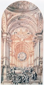 Project design for the Gospel City by Giuseppe Galli Bibiena