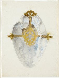 Overview of Shell with Medici Coat of Arms