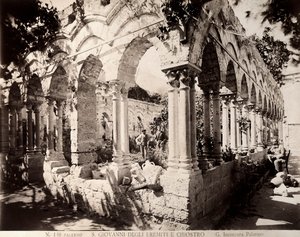 Cloister of the Church of San Giovanni degli Eremiti, Palermo by Giuseppe Incorpora