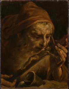 Anthony the Abbot Kissing the Crucifix by Giuseppe Maria Crespi