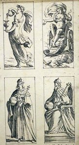 17th Century tarot cards by Giuseppe Maria Mitelli