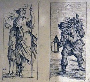 17th Century tarot cards by Giuseppe Maria Mitelli