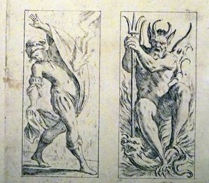 17th Century tarot cards by Giuseppe Maria Mitelli