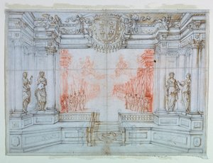 Stage Design: Ballet Cele, 1674 by Giuseppe Maria Mitelli