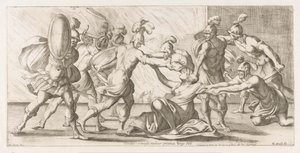 Greeks Dragging Cassandra from the Temple (Wanderings of Aeneas)