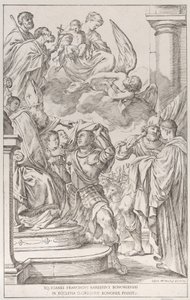 Plate 11: Saint William of Aquitaine, 1678 by Giuseppe Maria Mitelli