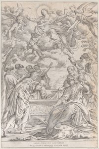 Plate 3: the Assumption of the Virgin, 1678 by Giuseppe Maria Mitelli