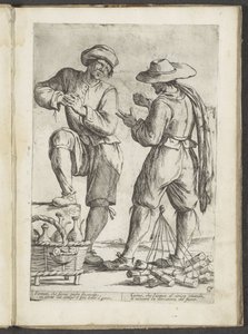 Seller of Anise Liqueur and Seller of Matches by Giuseppe Maria Mitelli
