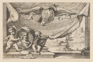 Ode to Artist Guercino (Landscapes Designed by Guercino) by Giuseppe Maria Roli