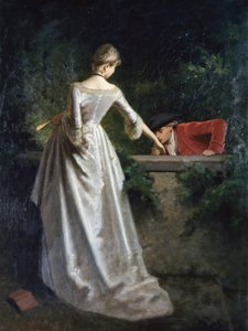 Gentleman Kissing Lady