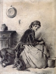 Woman with dogs