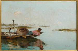 Calmness, Venetian Lagoon by Giuseppe Miti Zanetti