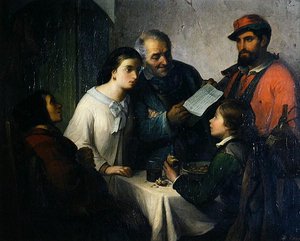The Letter of the Volunteer, from the Front to the Family
