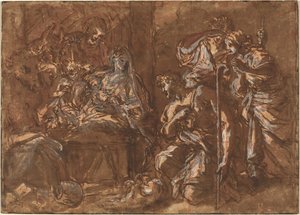 The Adoration of the Shepherds by Giuseppe Passeri