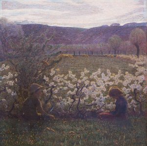 Flowering Meadow by Giuseppe Pellizza da Volpedo