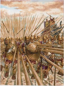 Ancient Greece: The Epirotic Phalanx of Pyrrhus I - Illustration by Giuseppe Rava by Giuseppe Rava