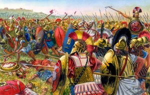 Ancient Rome: Lars Porsenna, Etruscan military at the gates of Rome 507 BC