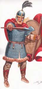 Barbarian leader (Visigoth Goth or Vandal)