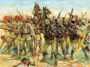 Mahdist War: Forces at the Battle of Omdurman on 2 September 1898