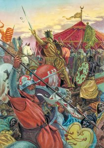 Reconquest of Spain: Battle of the Navas de Tolosa on 16 July 1212 by Giuseppe Rava