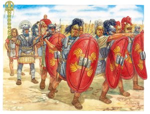 A Group of Roman Legionaries (Illustration)