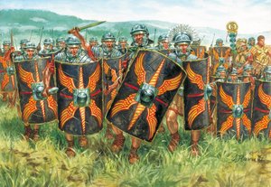 Roman antiquity: a group of Roman legionaries