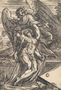 The Dead Christ Supported by an Angel by Giuseppe Scolari