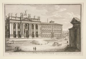 The Church of St. John Lateran by Giuseppe Vasi
