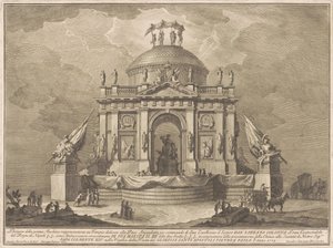 The Prima Macchina for the Chinea of 1773: The Temple of Peace by Giuseppe Vasi