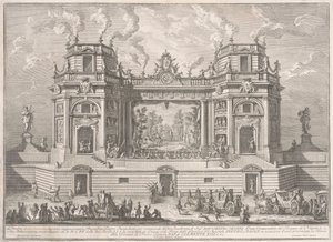 The Seconda Macchina for the Chinea of 1761: A Magnificent Theater by Giuseppe Vasi