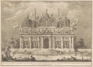 The Prima Macchina for the Chinea of 1765: The Garden of the Hesperides by Giuseppe Vasi, after Giuseppe Palazzi, after Paolo Posi