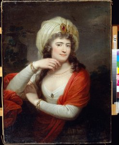 Portrait of Alexandra Branicka (née Engelhardt) by Giuseppe or Josef Grassi