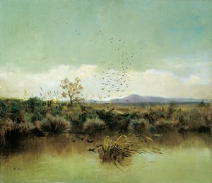 On Banks of Ofanto by Giuseppe or Joseph de Nittis