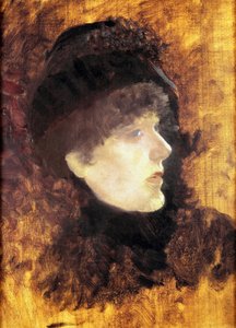 Portrait of Sarah Bernhardt by Giuseppe or Joseph de Nittis