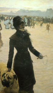 Returning from the Bois de Boulogne, Lady with a Dog
